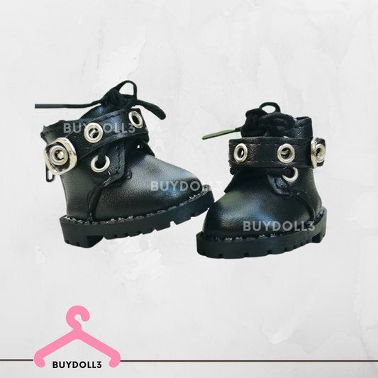 高筒綁繩皮Boots 皮靴 | 20cm 公仔鞋 娃鞋