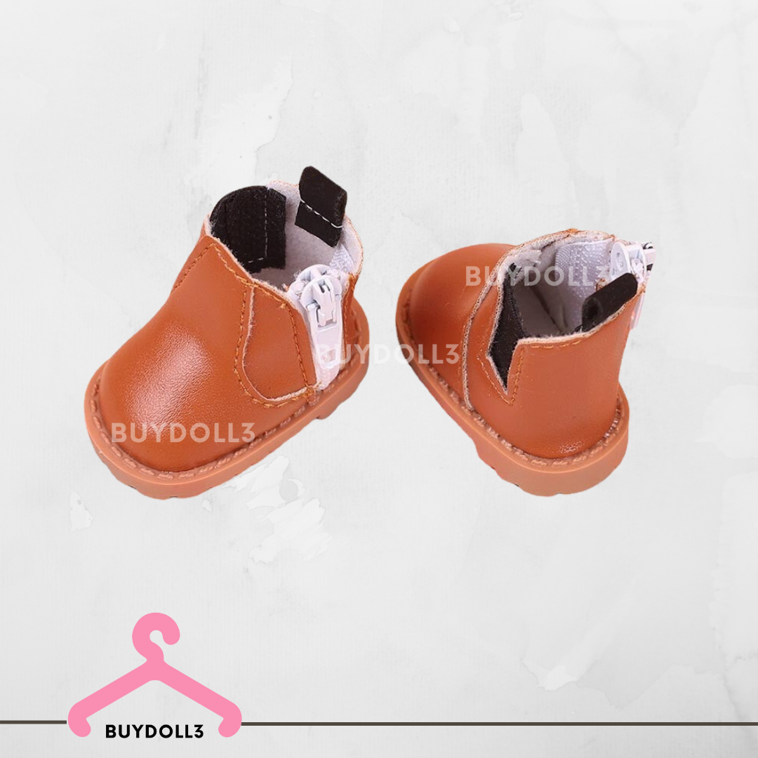 高筒皮Boots 皮靴 | 20cm 公仔鞋 娃鞋