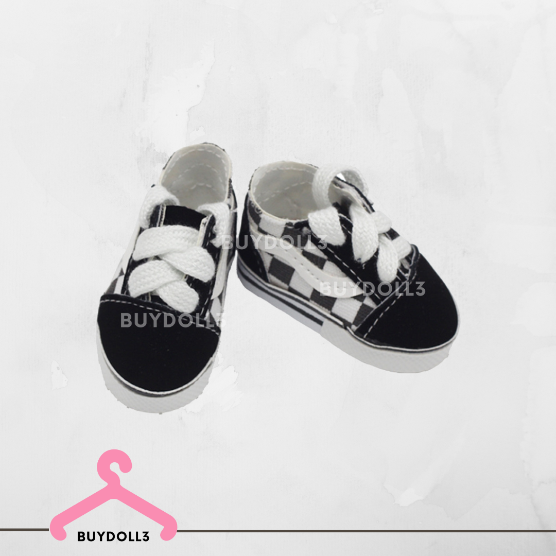 Vans款中筒滑板鞋 | 20cm 公仔鞋 娃鞋