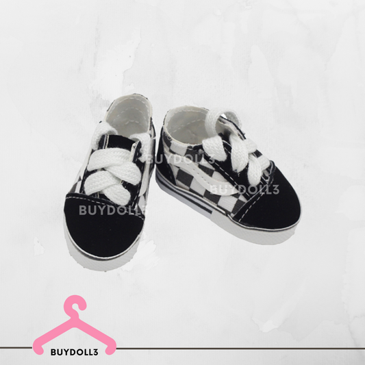 Vans款中筒滑板鞋 | 20cm 公仔鞋 娃鞋
