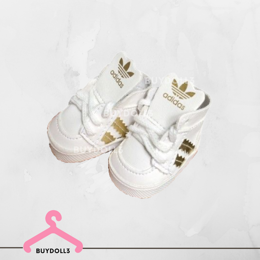 高筒三葉Adidas款波鞋 | 20cm 公仔鞋 娃鞋