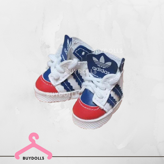 高筒三葉Adidas款波鞋 | 20cm 公仔鞋 娃鞋