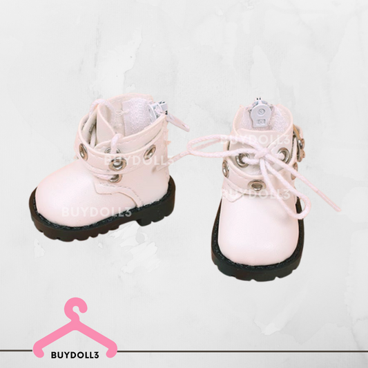 高筒綁繩皮Boots 皮靴 | 20cm 公仔鞋 娃鞋