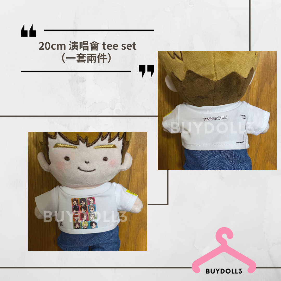 MIRROR 演唱會 tee set | 公仔衫 娃衣