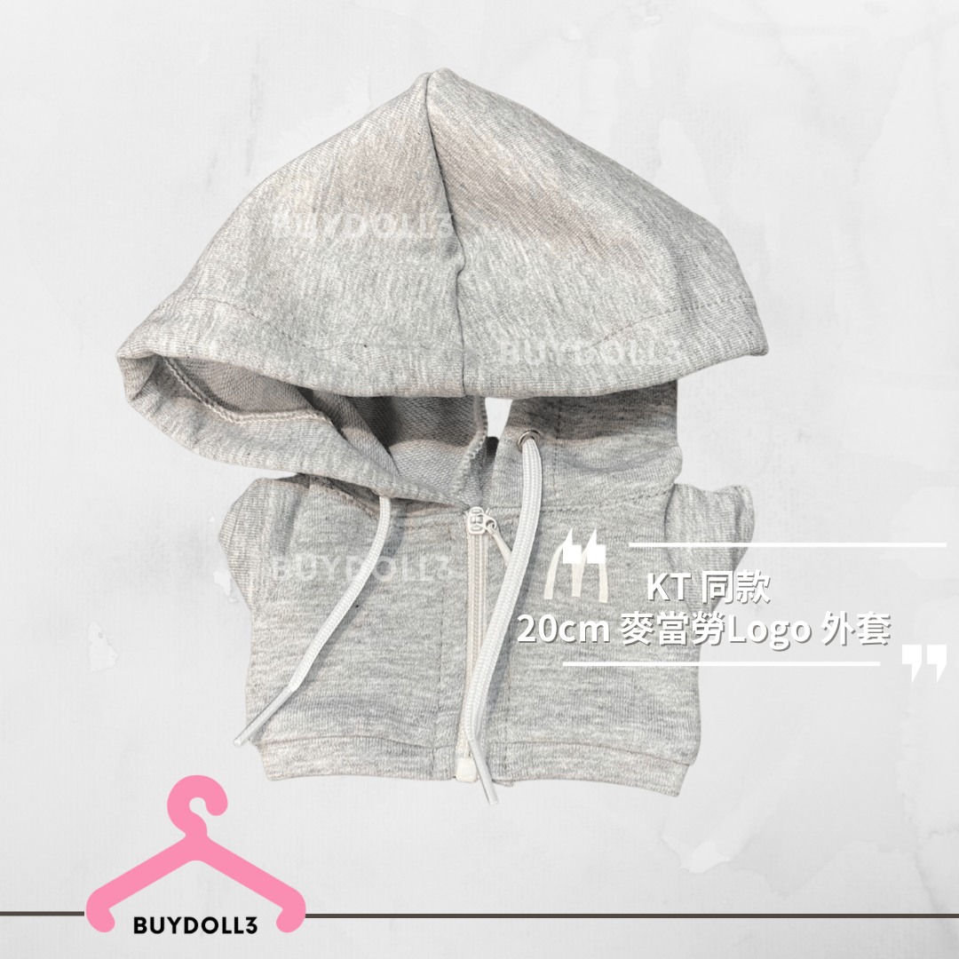 姜濤 同款 麥當勞 灰色外套| 公仔衫 娃衣 | Keung To